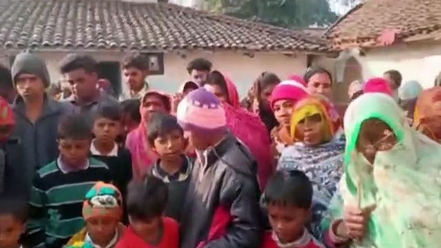sidhi: leopard reached urban area, people in panic