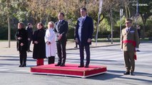 France and Spain sign a friendship treaty as their leaders meet in Barcelona