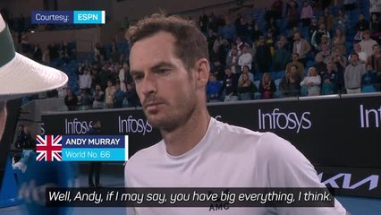 'Not sure my wife agrees!' - Andy Murray's hilarious post match interview