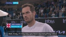 'Not sure my wife agrees!' - Andy Murray's hilarious post match interview