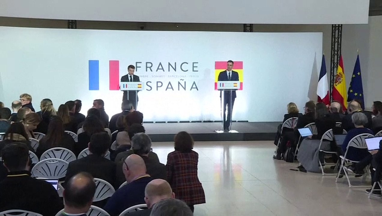 Macron y Sánchez quieren una respuesta europea a los subsidios estadounidenses