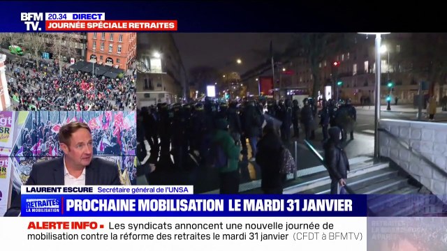 Laurent Escure (Unsa): Ça déborde dans la rue car c'est épidermique, ça concerne la vie des gens