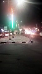 20 हजार लीटर डीजल से भरे टैंकर  में आग