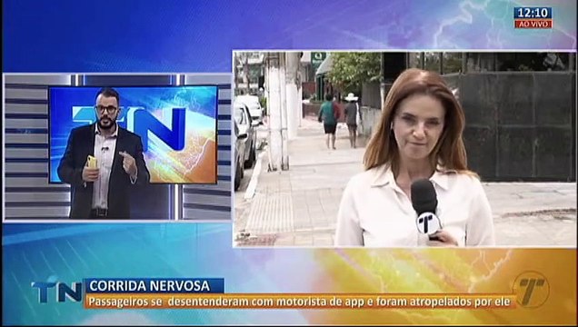 Casal é atropelado por motorista de aplicativo após corrida