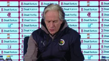 Fenerbahçe-Çaykur Rizespor maçının ardından - Jorge Jesus (2)