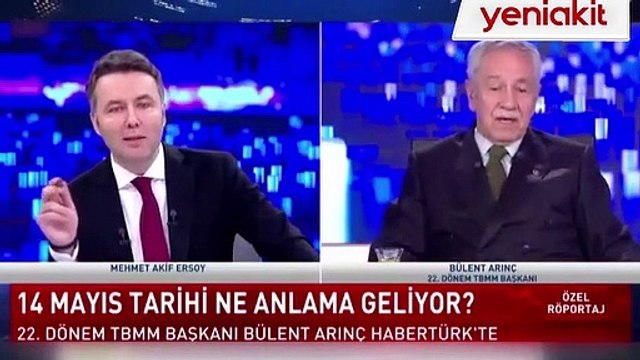 Arınç, Babacan ve SİHA sorusunu duyunca sunucuya müdahale etti