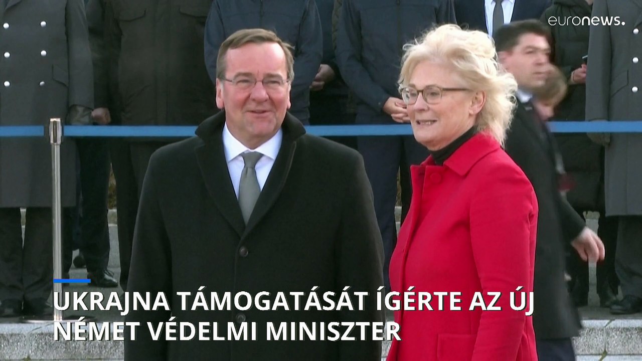 Az új német védelmi miniszter prioritásként kezeli Ukrajna támogatását