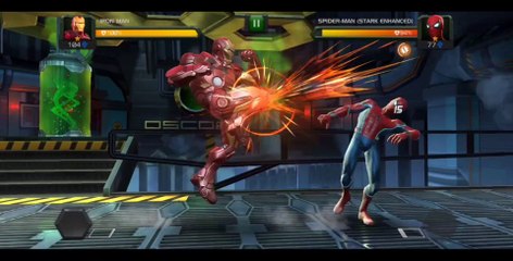 Iron Man VS amazing spiderman fighting video