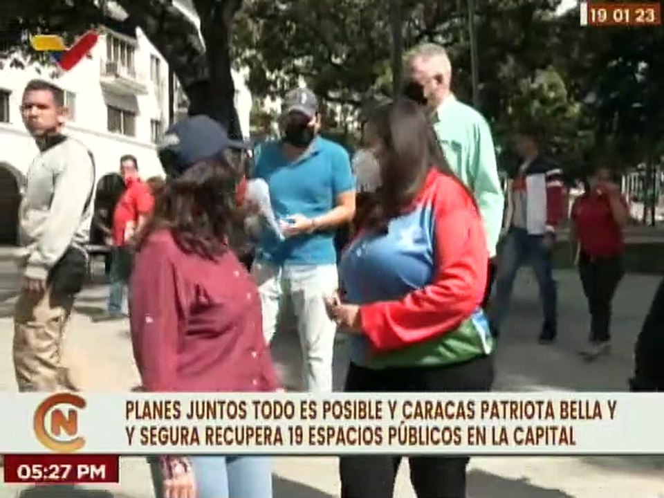Plan Juntos Todo es Posible y Caracas Patriota Bella y Segura recuperan ...