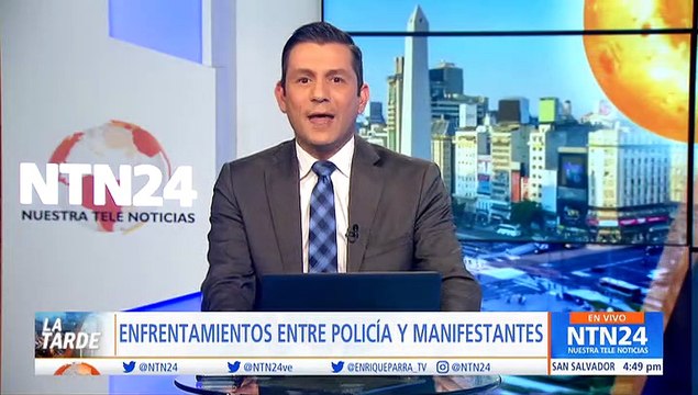 Se registran enfrentamientos entre protestantes y la fuerza pública durante las marchas en Perú