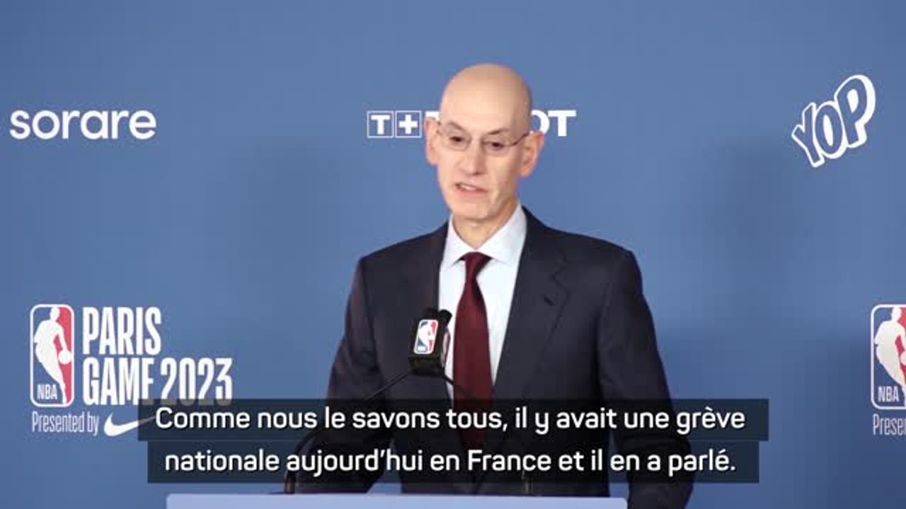 Adam Silver : "La NBA sera probablement de retour à Paris en 2024"