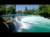 Forest Waterfall Nature Sounds - Relaxing Natural Water Flowing Sound - Calm Sleeping and Meditation