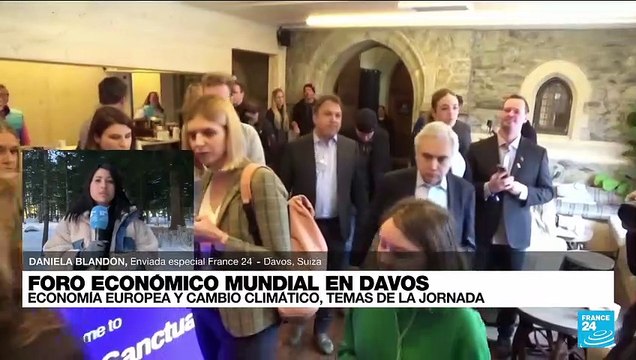 Informe desde Davos: economía y cambio climático, los temas principales del día 4 del Foro