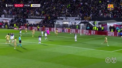 COPA DEL REY - CEUTA 0-5 BARÇA - RESUMEN