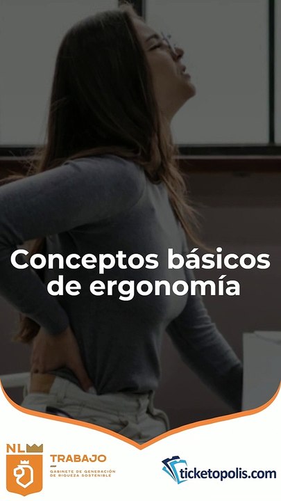 Conceptos básicos de ergonomía