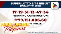 P79-M jackpot prize sa Super Lotto 6/49, napanalunan ng isang mananaya