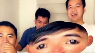 Funny filter reactions lol try not to laugh!