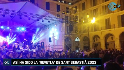Así ha sido la 'Revetla' de Sant Sebastià 2023