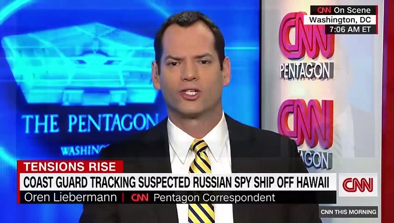 US Coast Guard says this ship off Hawaii coast is a Russian spy ship