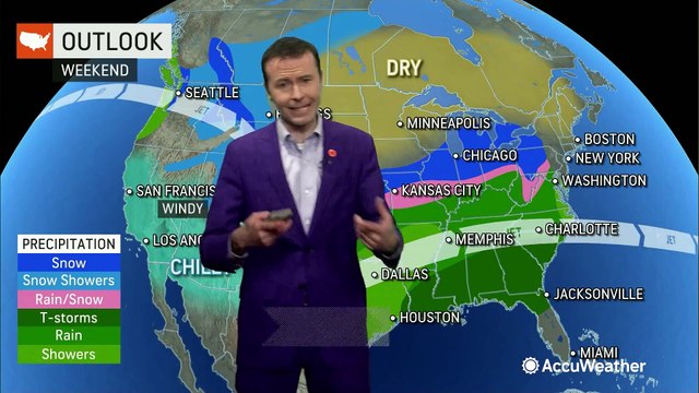 Wintry weather on the way for some, gusty storms for others