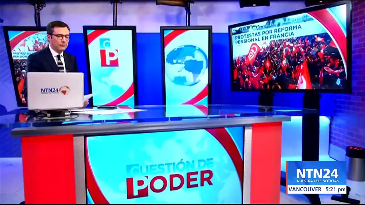 Movilizaciones en Francia contra la reforma pensional del gobierno de Macron