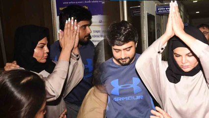 Rakhi Sawant was recently spotted leaving the police station after questioning in Sherlyn Case