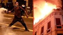 Peru yangın yeri! Tarihi bina cayır cayır yandı, protestolardaki toplam ölü sayısı sayısı 53'ü buldu
