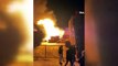 Geri dönüşüm deposu yangını palet imalathanesine sıçradı: İki iş yeri alev alev yandı