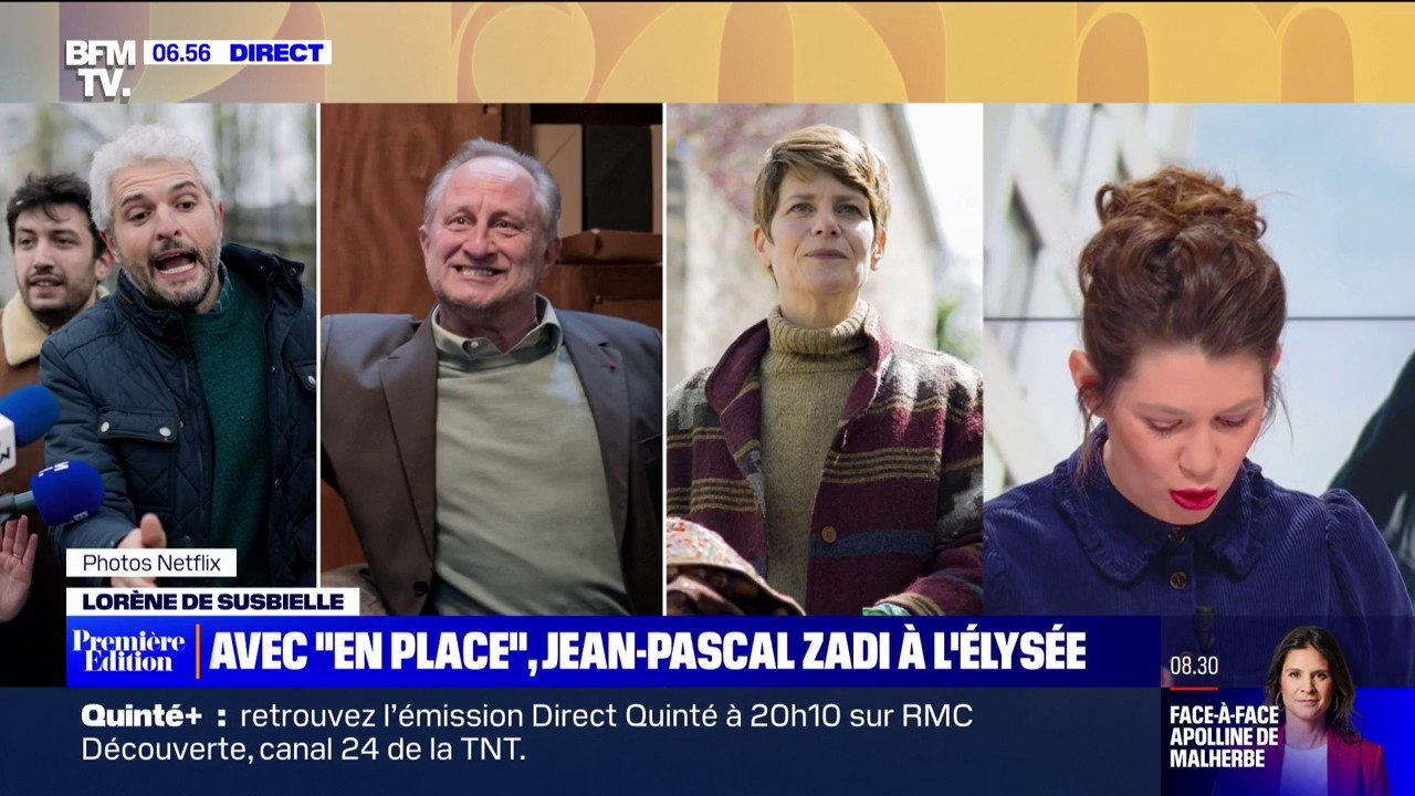Dans la série "En place", Jean-Pascal Zadi devient candidat à la présidentielle