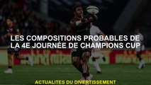 Les compositions probables de la 4ème journée de coupe des champions