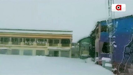 Heavy Snowfall Witnessed In Kedarnath Dham In Uttarakhand