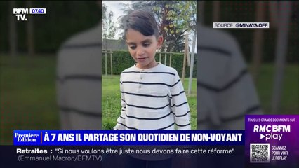 Le choix de Marie - Souleymen, 7 ans, partage son quotidien de non-voyant sur TikTok