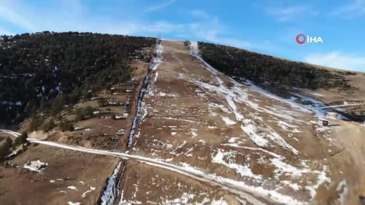 Zigana kayak tesisleri kara hasret kaldı