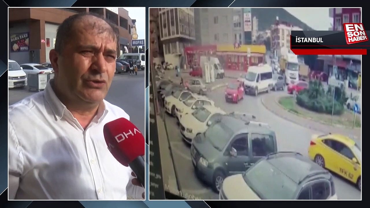 Ataşehir'de çarptığı kuryeyi ezmeye çalışan sürücü