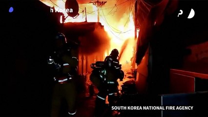 Around 60 homes destroyed as fire erupts in slum in southern Seoul