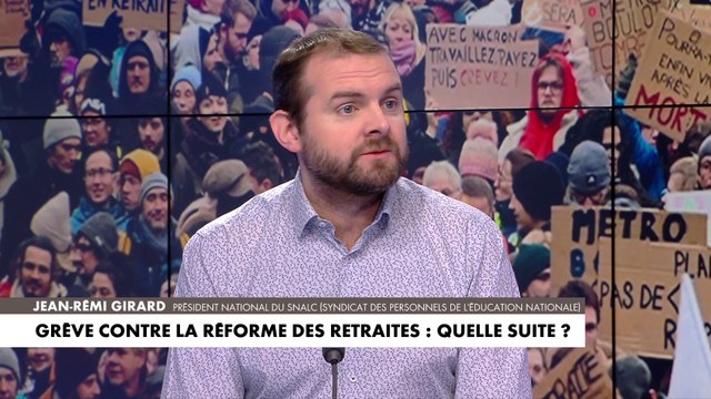 Jean-Rémi Girard : «Il faut déjà traiter ce qui se passe mal dans l’Education nationale avant de se lancer sur les retraites»