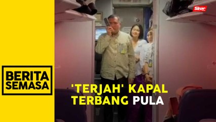 Anthony Loke buat kejutan muncul dalam pesawat Batik Air