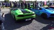 Supercars Revving at Car Meet - Capristo Aventador SVJ- 900HP GT-R R35- Huracan STO- SVJ Roadster