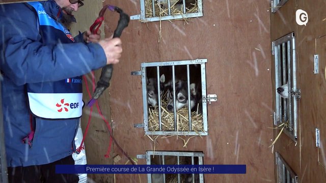 Reportage - Première course de La Grande Odyssée en Isère !