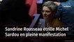 Sandrine Rousseau étrille Michel Sardou en pleine manifestation