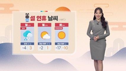 [날씨] 내일 강추위 기승...서울 아침 -10℃ / YTN