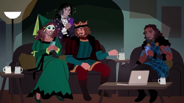 In King of the Castle könnt ihr mit euren Freunden um den Mittelalter-Thron wetteifern