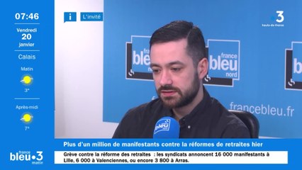 Réforme des retraites : "Le gouvernement veut passer en force", juge David Guiraud, député LFI du Nord