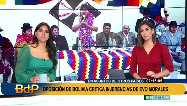 Diputado boliviano: Evo Morales es un terrorista regional y quiere estar en los zapatos de Abimael Guzmán