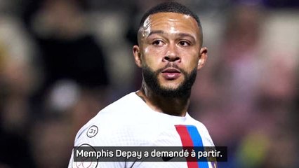 Barcelone - Xavi : "Memphis Depay a demandé à partir"