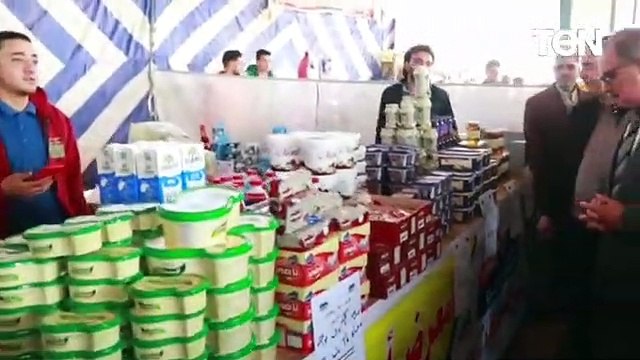 افتتاح معرض أهلا رمضان ببلطيم بكفر الشيخ والأهالي يشيدون بتوافر السلع الغذائية بأسعار مخفضة