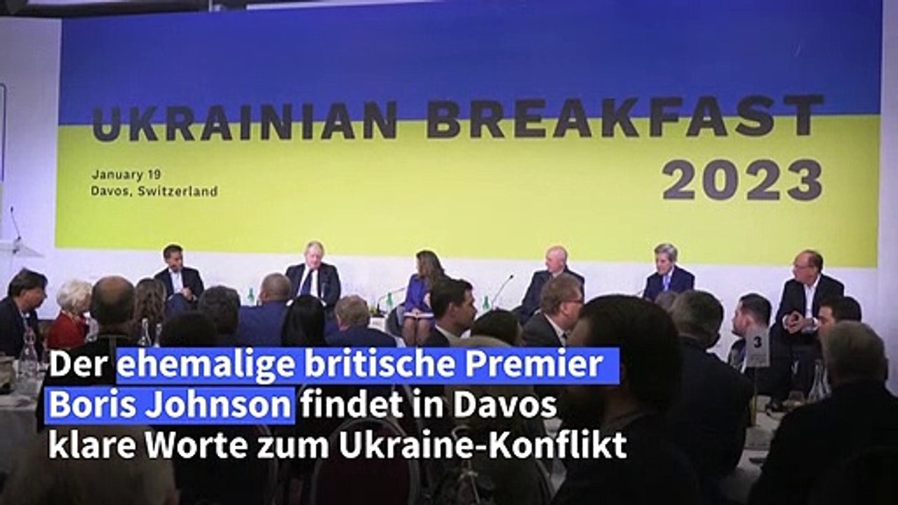 Johnson: Putin soll sich aus der Ukraine 'verpissen'