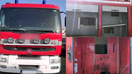 İtfaiye aracı ile göçmen kaçakçılığı