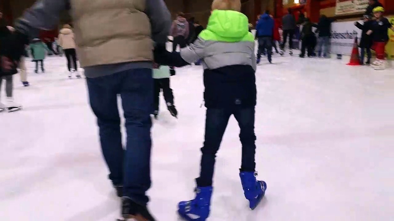 Massenüberholen auf der Eisbahn