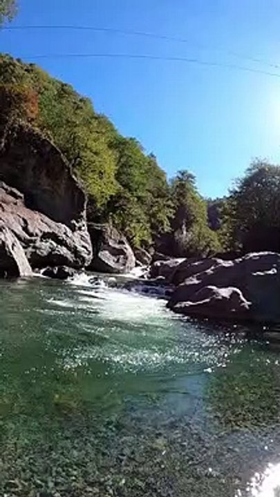 stone in water